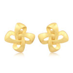 Golden Clover Earrings in 18k Gold plated Brass