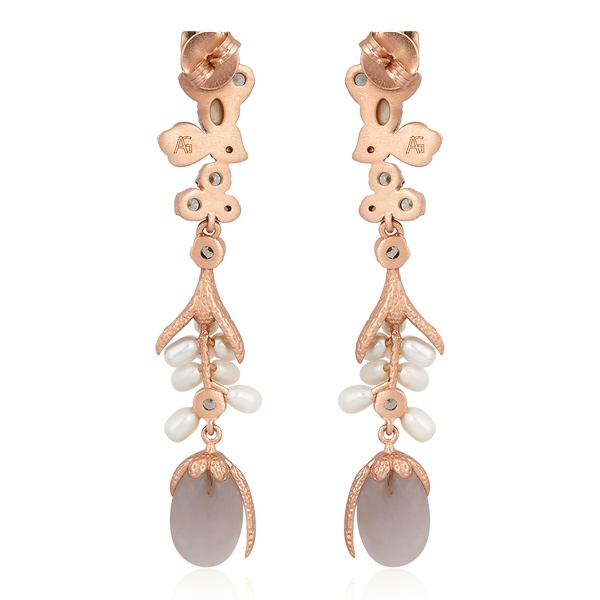 Blush Vine Earrings - Image 3